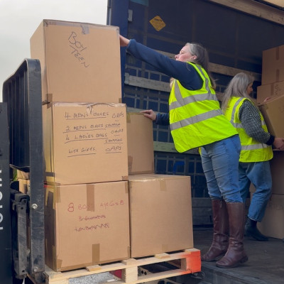 Packing boxes Shoebox Appeal 2025 Children in Distress